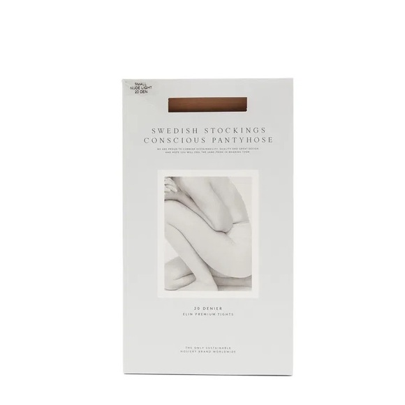 NWT Anthropologie SWEDISH STOCKINGS Elin 20-Denier Tights Size Medium - Picture 3 of 8